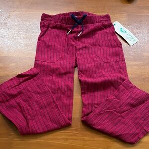 Roxy Pink and Blue Striped Pants